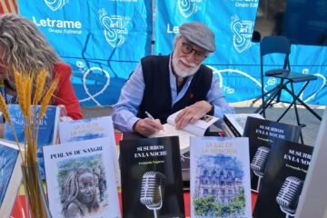 Fernando Noguera Ballesta emocionó en Sant Jordi 2025 con su novela histórica Perlas de sangre, de la mano de Editorial Letrame