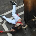 Tercer encierro de San Fermín 2025, en imágenes