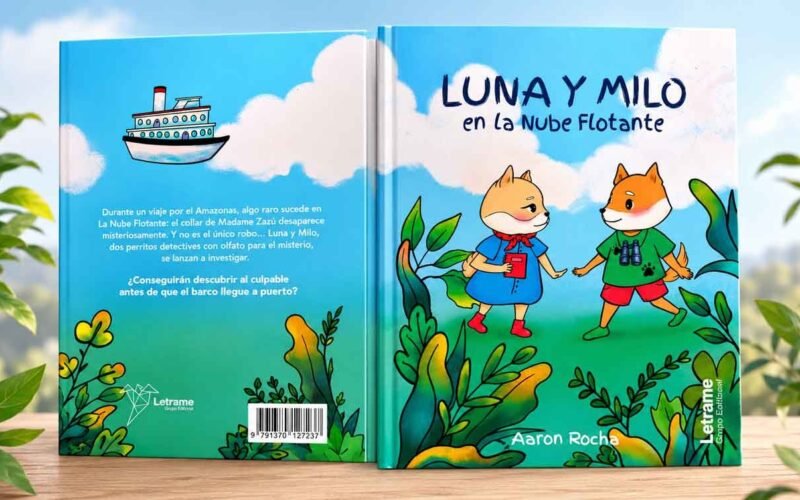 AARON ROCHA TAVAREZ REVOLUCIONA LA LITERATURA INFANTIL CON EL LANZAMIENTO DE SU LIBRO DE MISTERIO ‘LUNA Y MILO EN LA NUBE FLOTANTE’