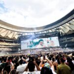 Los Javis y Judeline, invitados de La Casita de Bad Bunny en su segundo concierto en Madrid