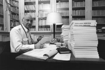 La vida del filósofo Edgar Morin, en imágenes