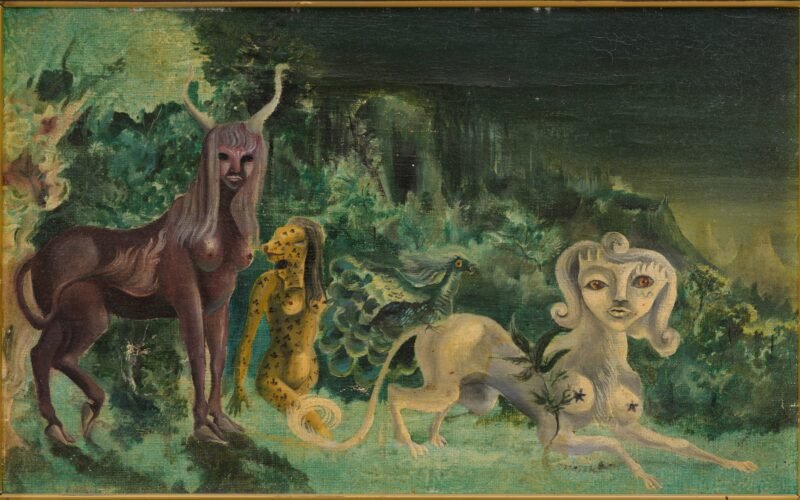 Faro Santander expone por primera vez ‘Villa Pilar’, una obra inédita de Leonora Carrington pintada en su etapa oscura en un sanatorio de la ciudad