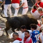 Octavo encierro de San Fermín 2026: los toros de Jandilla protagonizan un último encierro peligroso y varias embestidas
