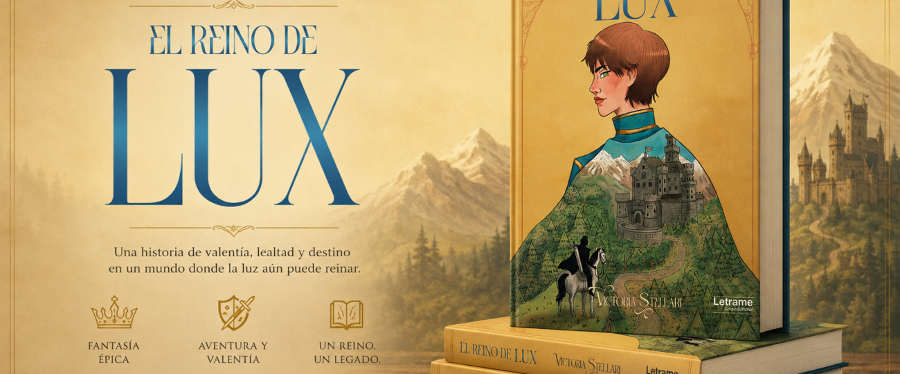 VICTORIA STELLARI PUBLICA «EL REINO DE LUX», UNA NOVELA QUE DA VOZ A QUIENES LA HISTORIA HA OLVIDADO